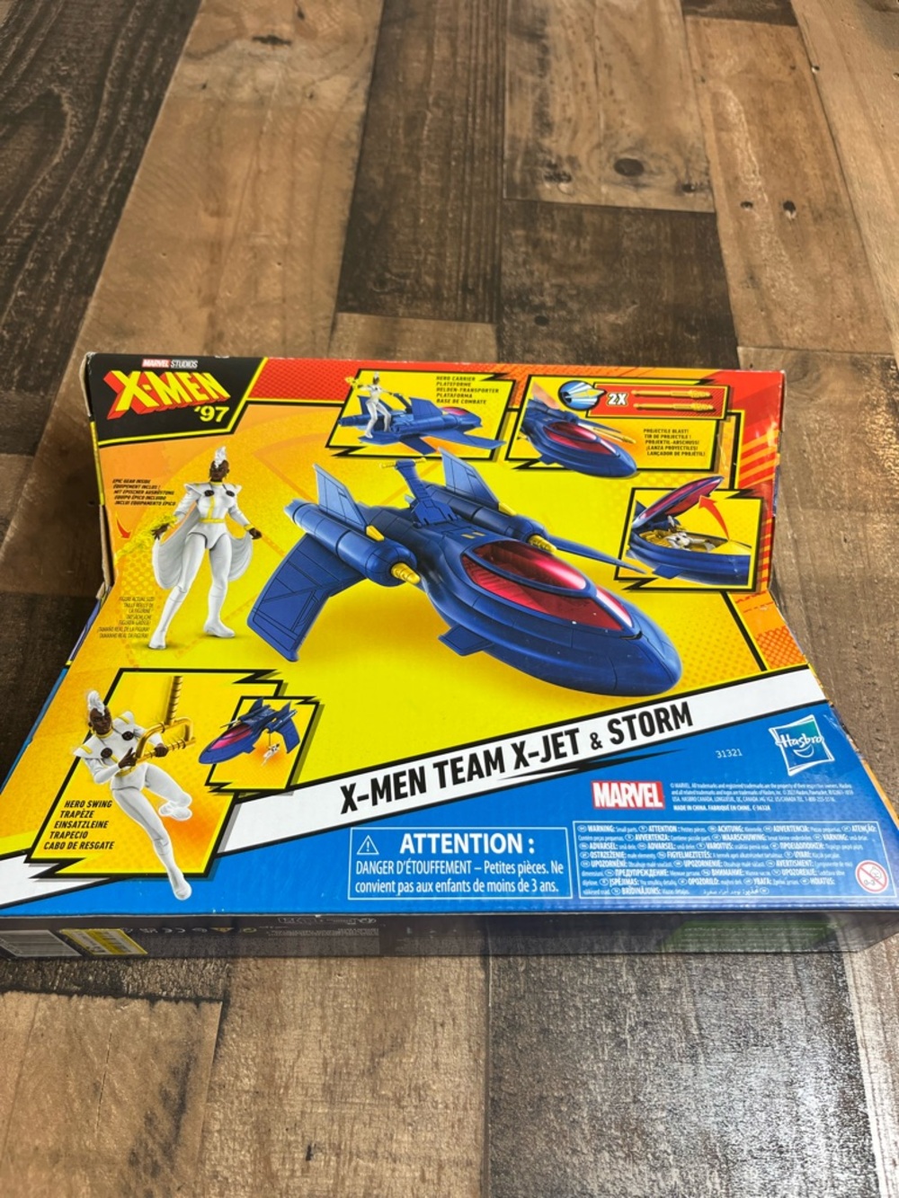 Hasbro X-Men '97 Epic Hero Series Team X-Jet & Storm Figure Set, Plastic-Free